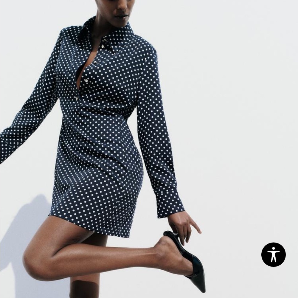 Zara polka dot dress - Picture 2 of 9